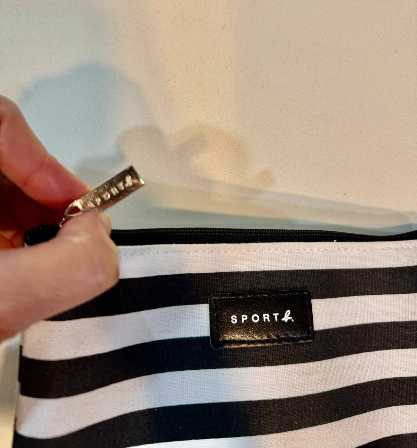 SPORT agnès b. Striped Pouch - photo 3