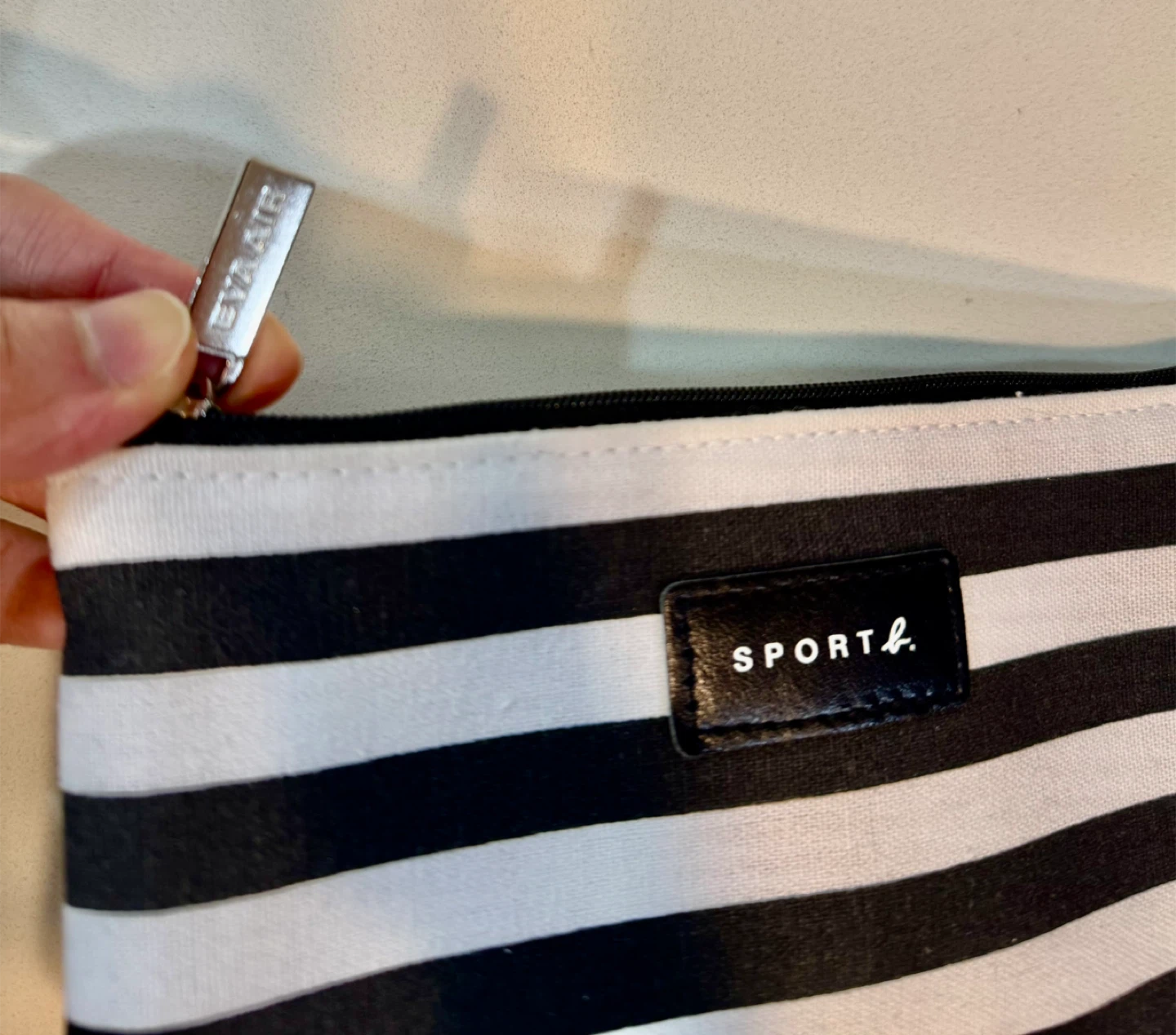 SPORT agnès b. Striped Pouch - photo 4