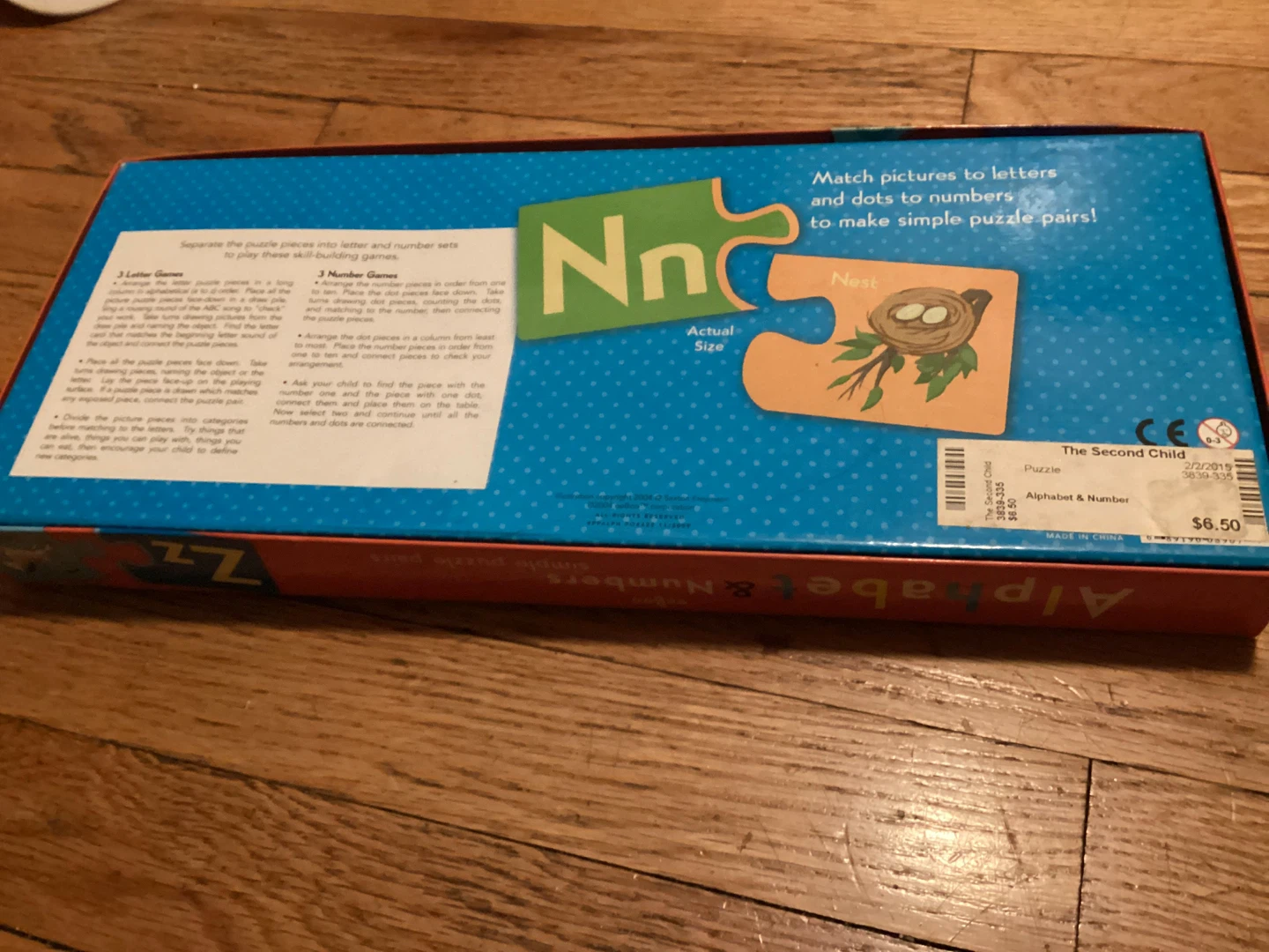 EeBoo Alphabet & Numbers Puzzle - photo 2