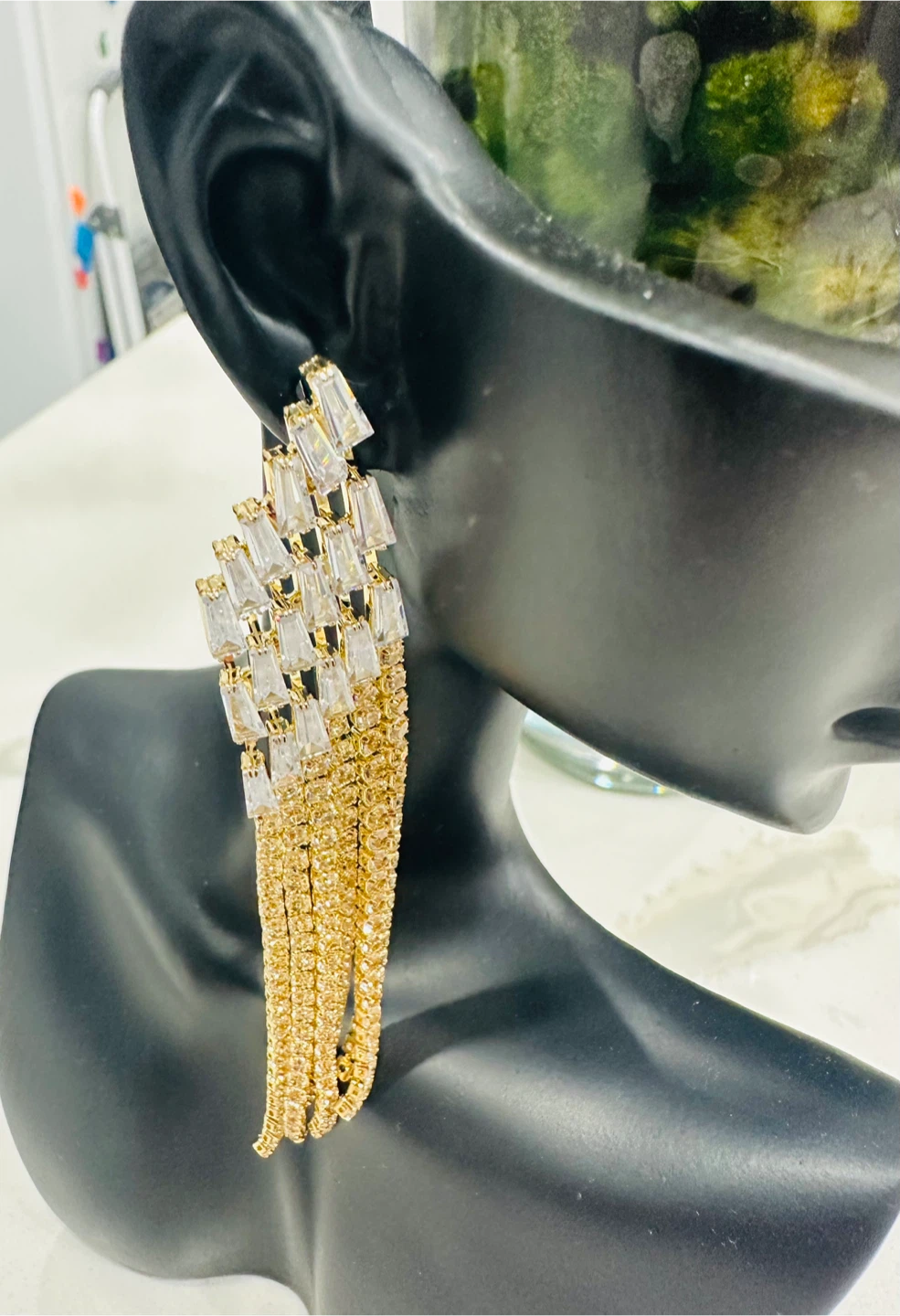 Fashion Jewelry Gold Tassel Earrings - photo 3