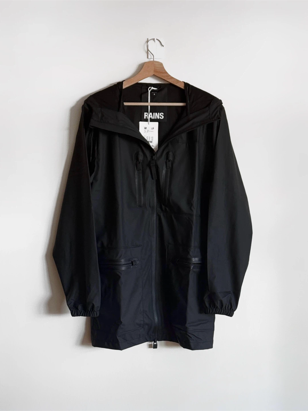 Rains Women’s Black Raincoat S