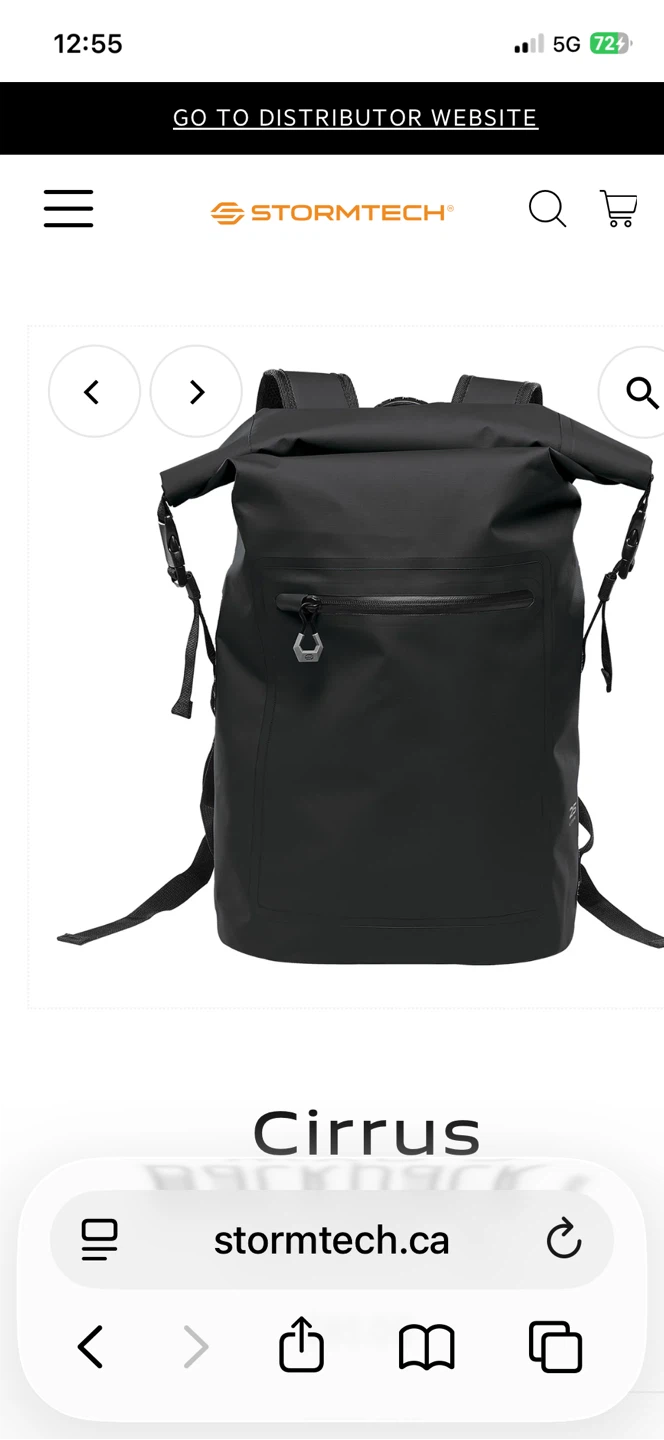 Yeti Stormtech Cirrus WXP-3 Black Backpack - New - photo 2