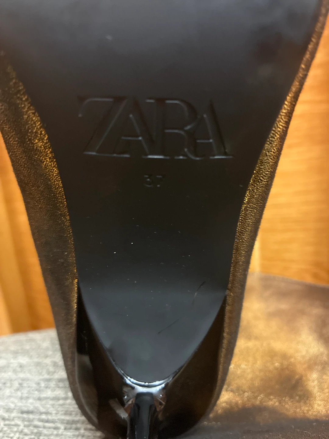 New Zara Gold Ankle Boots - Size 37 - photo 5