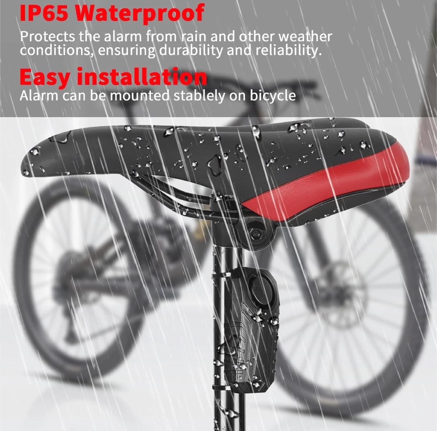 HoneTeek Anti-Theft Bicycle Alarm - photo 5
