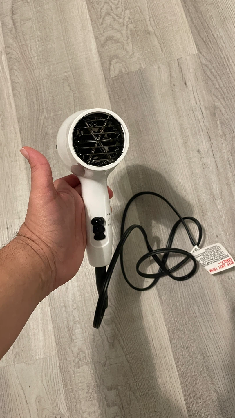 Conair 1875 Watt Hair Dryer - White - photo 3
