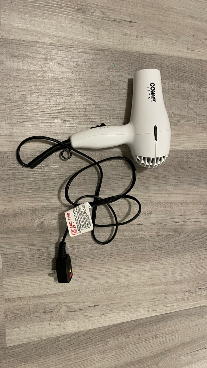 Conair 1875 Watt Hair Dryer - White