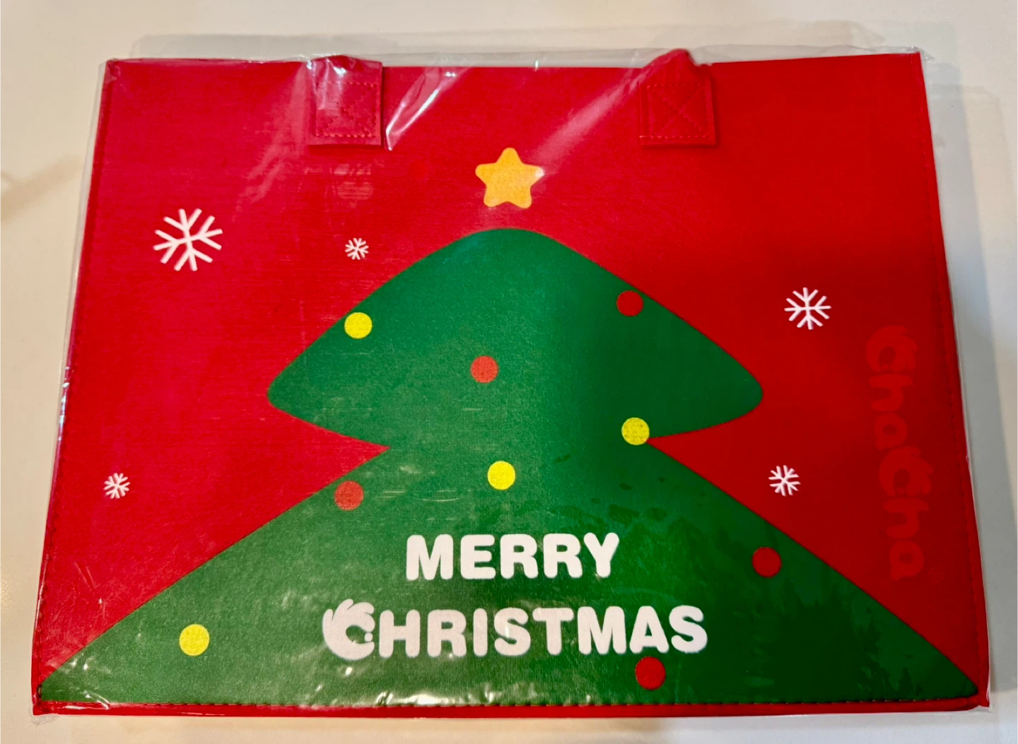 ChaCha Christmas Tote Bag - New