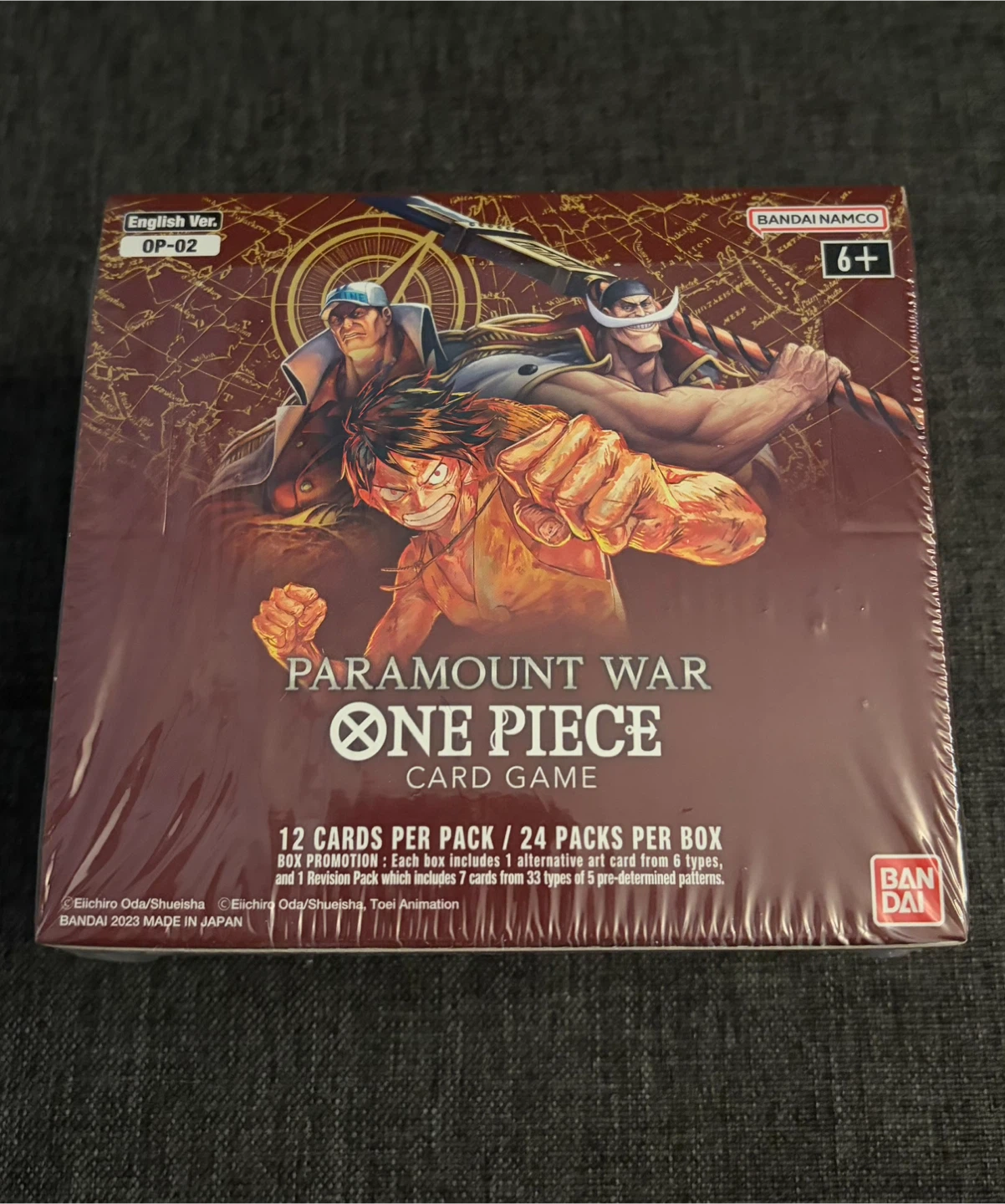 One Piece OP02 Booster Box Paramount War