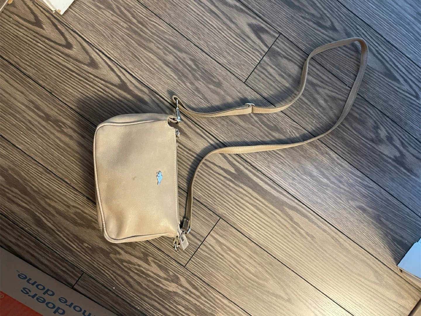 Roots Beige Leather Crossbody Bag - photo 2