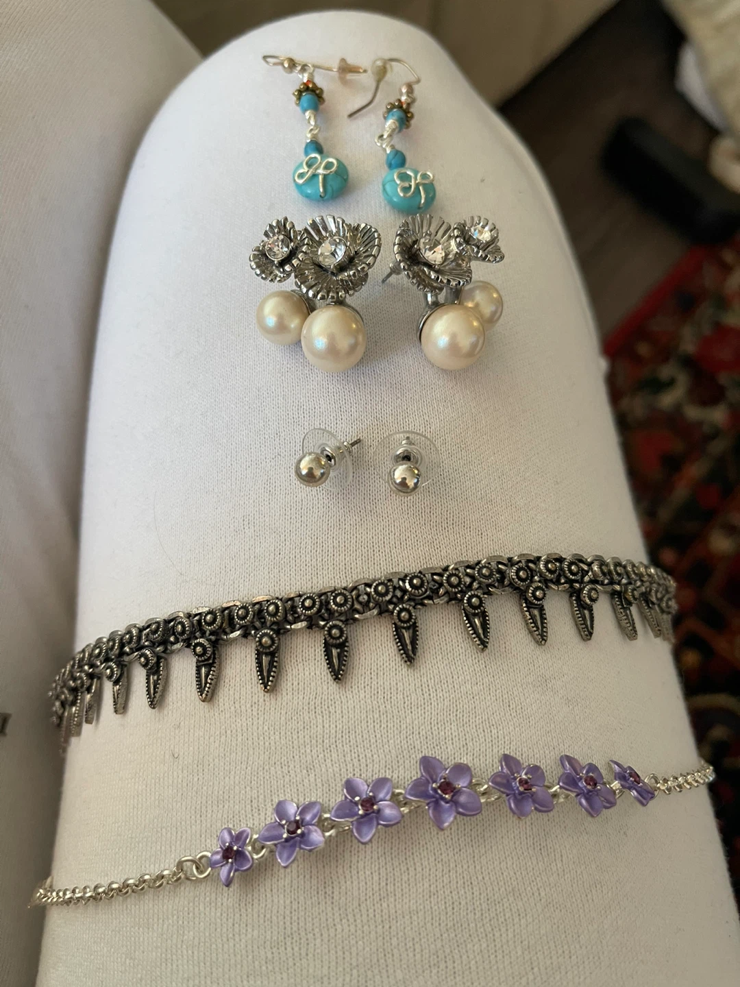 Assorted Earrings & Bracelet Bundle - photo 2