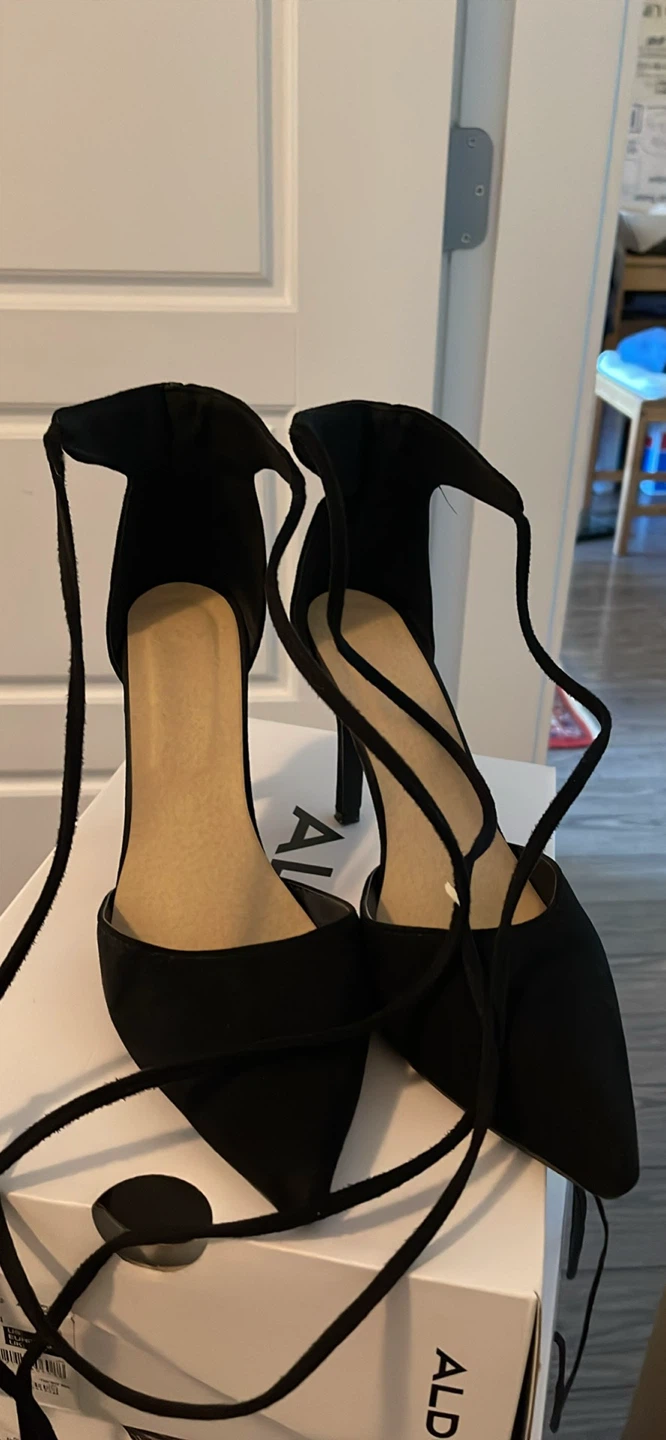 Black Heels Size 10 - photo 2