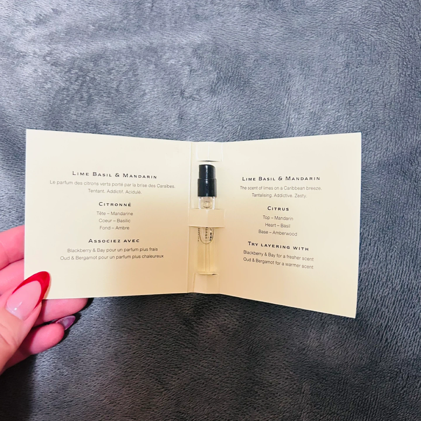Jo Malone Lime Basil & Mandarin Cologne (1.5ml)