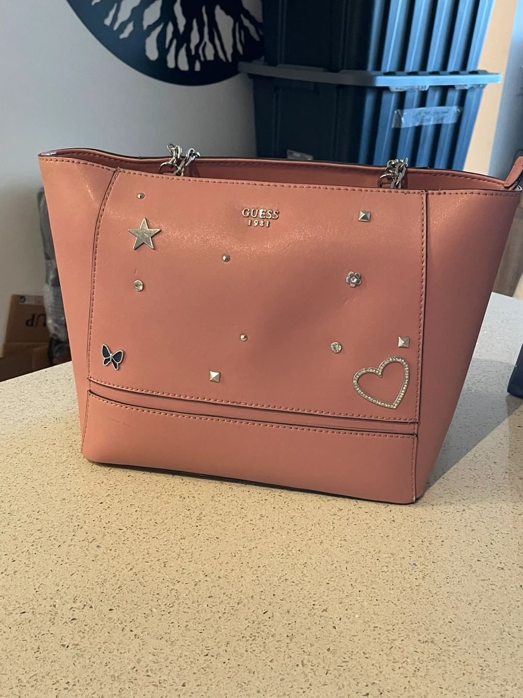 Guess Pink Tote Bag