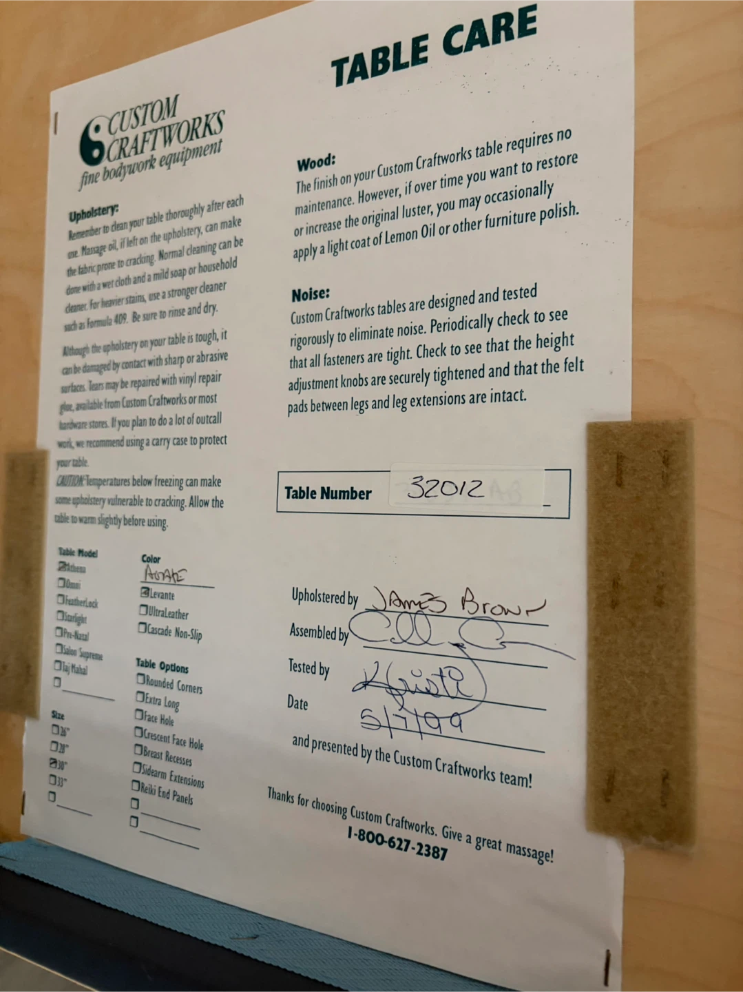 Custom Craftworks Massage Therapy Table - photo 3