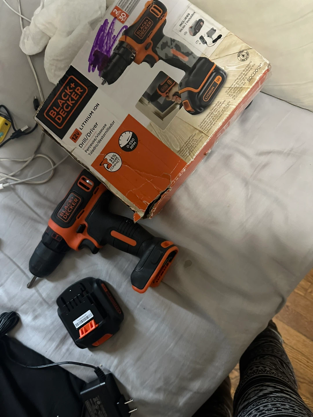 Black+Decker 12V Lithium Ion Drill/Driver