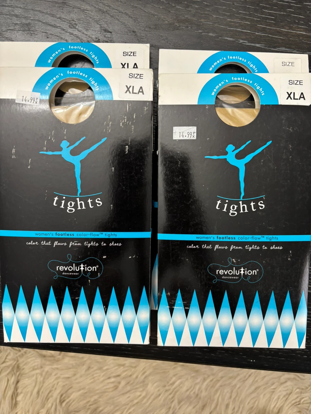 Revolution Dancewear Tights - Sizes LA, MC, LC, XLA - photo 4