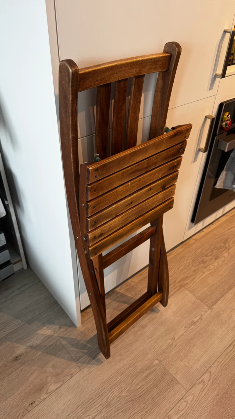 Wooden Folding Chair - photo 2