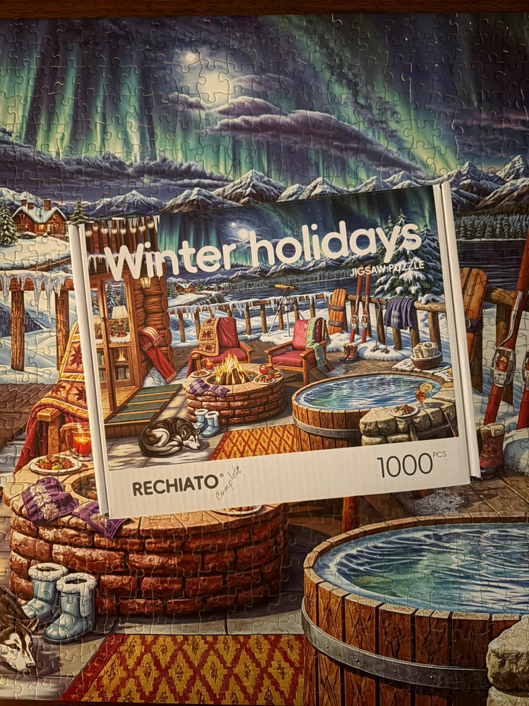 Rechiato Winter Holidays 1000 Piece Jigsaw Puzzle