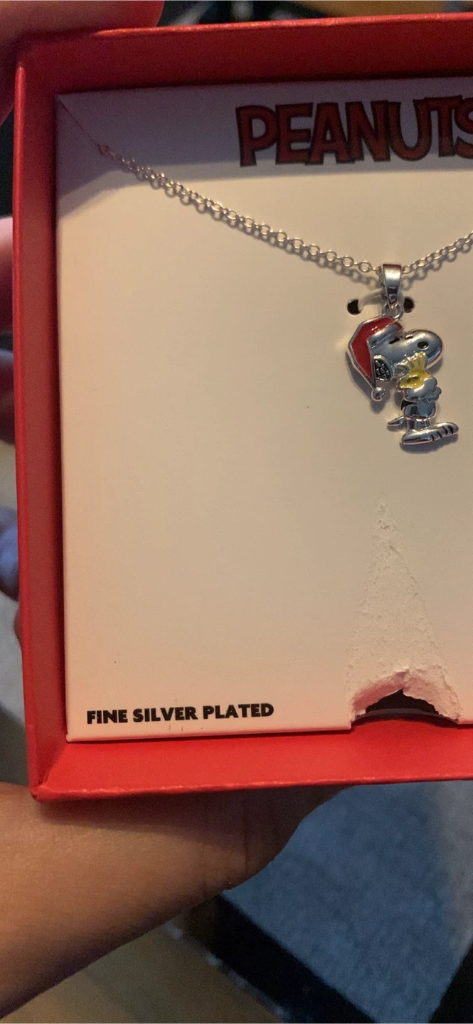 New Peanuts Snoopy Fine Silver Plated Necklace - photo 3