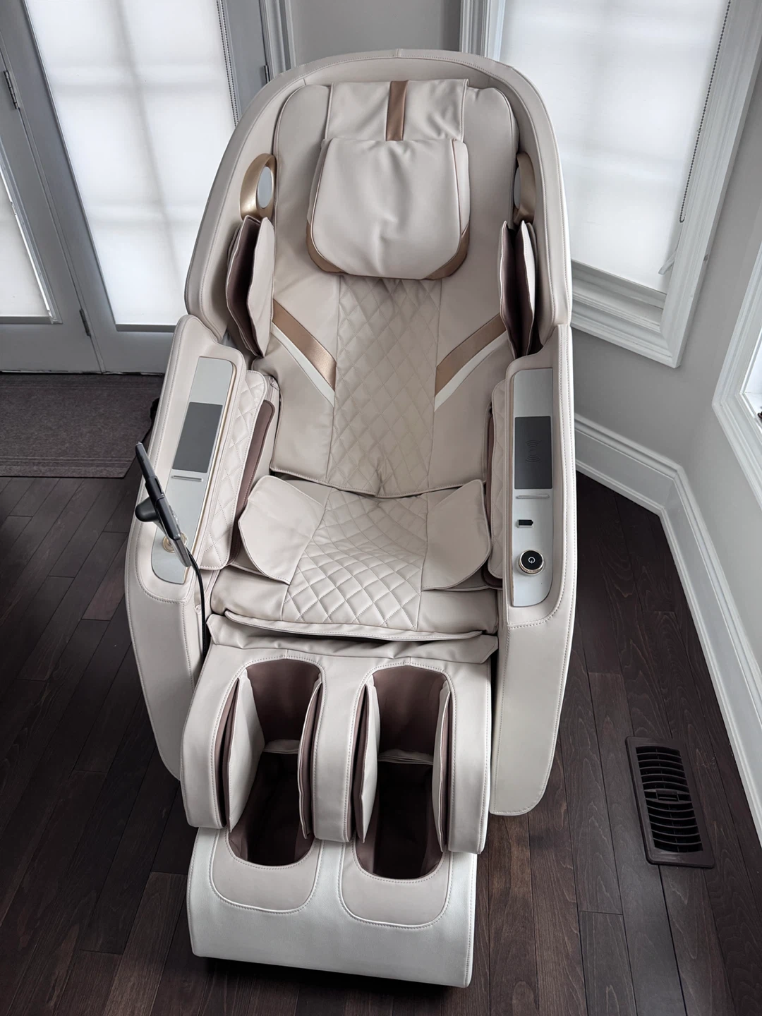 Rotai Massage Chair - Beige/White - photo 2