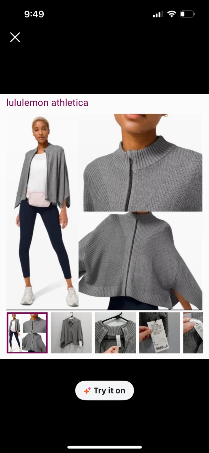 Lululemon Athletica Grey Wrap