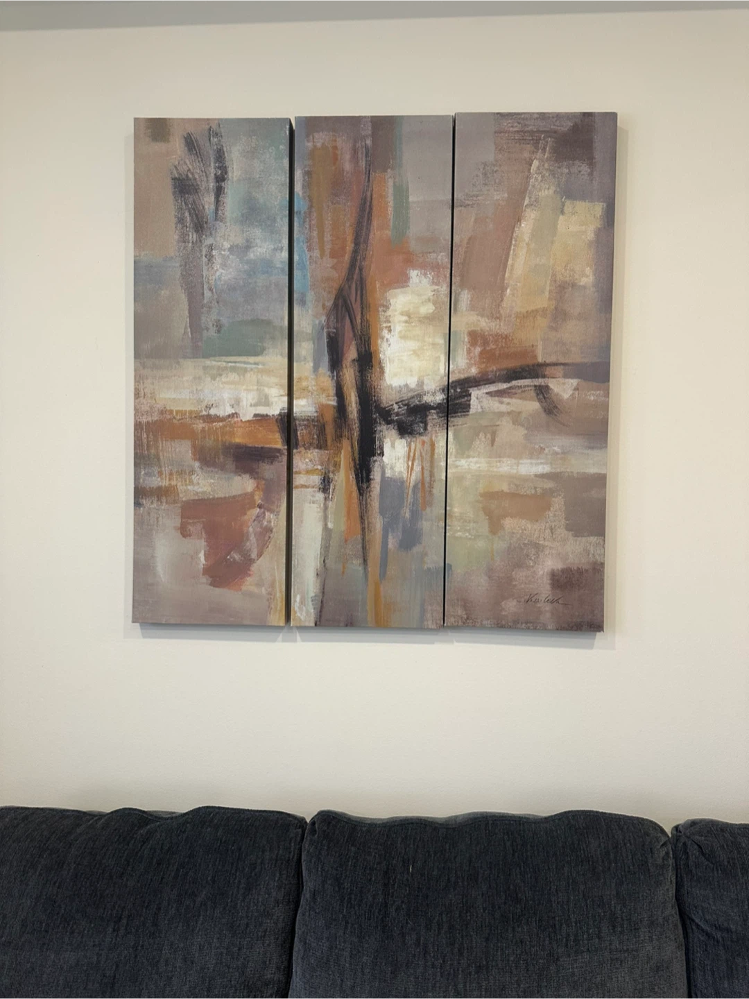 Abstract Triptych Wall Art