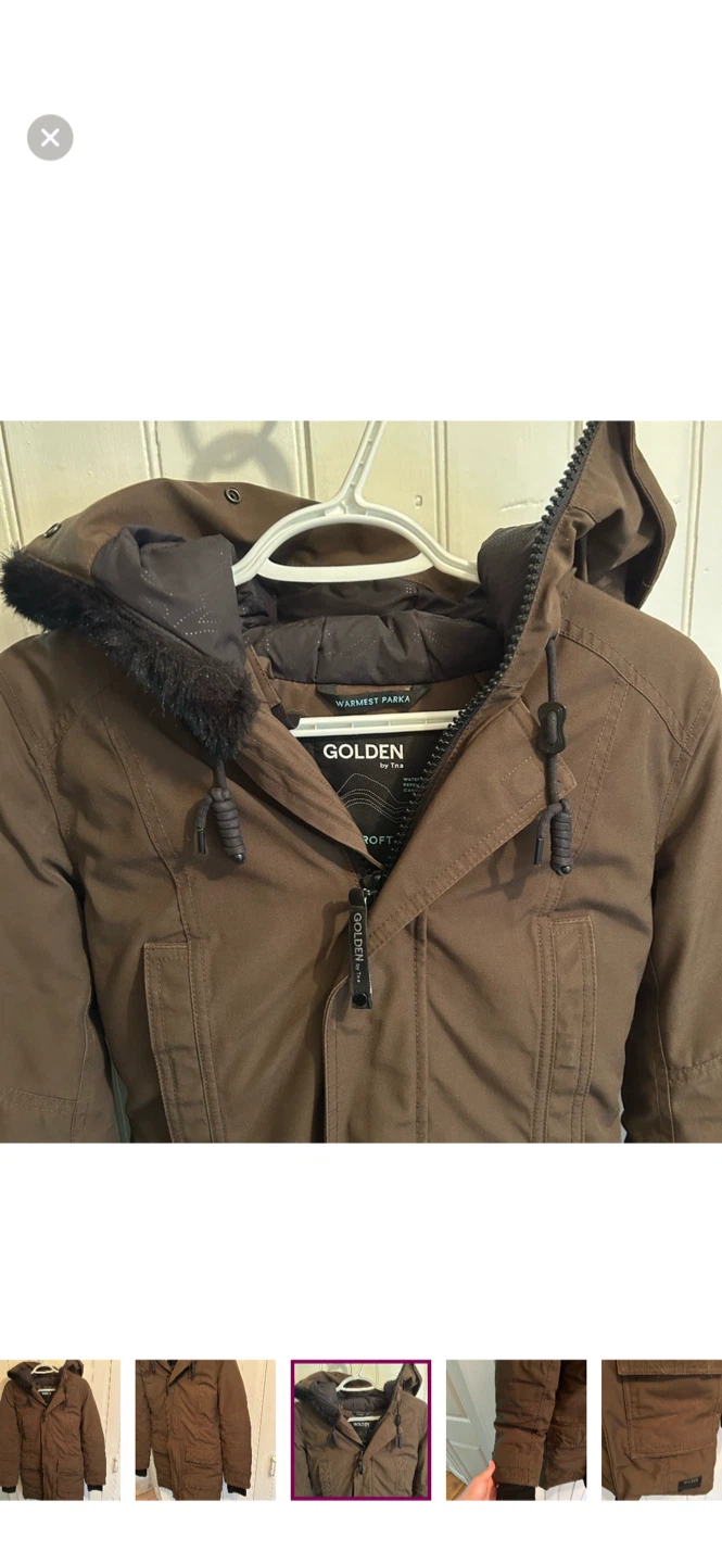 Golden Warmest Parka - Brown Winter Coat - photo 3