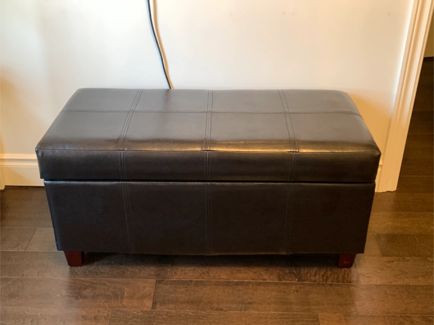 Storage Ottoman - Dark Brown