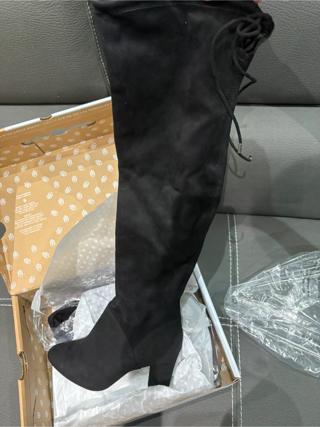 ALDO Culkin-93 Black Over-the-Knee Boots - Size 8.5 - photo 4