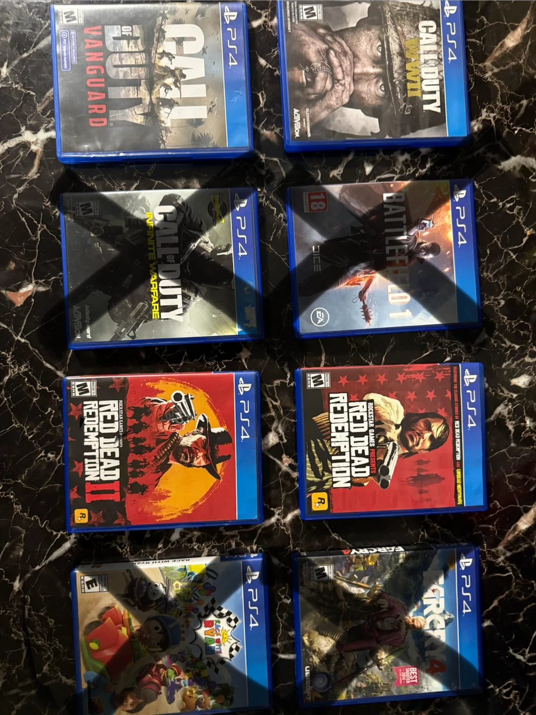PS4 Game Bundle: Call of Duty, Red Dead Redemption, Far Cry