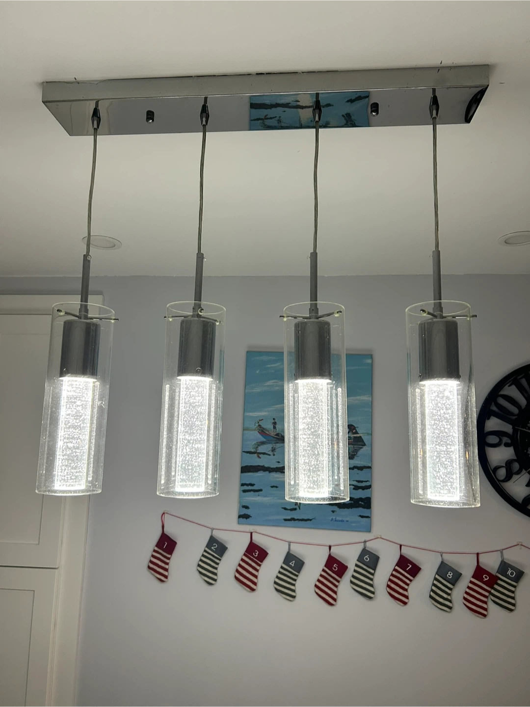 Four-Light Pendant Chandelier - photo 2
