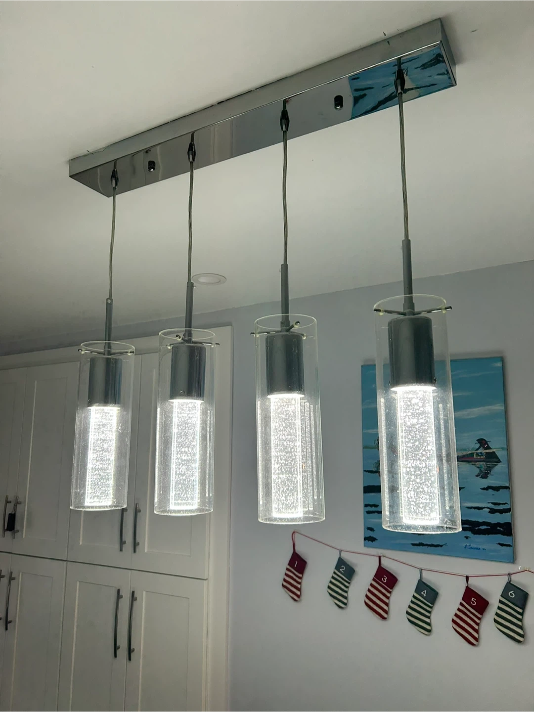 Four-Light Pendant Chandelier - photo 3