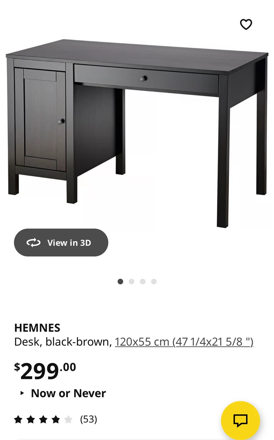 IKEA HEMNES desk