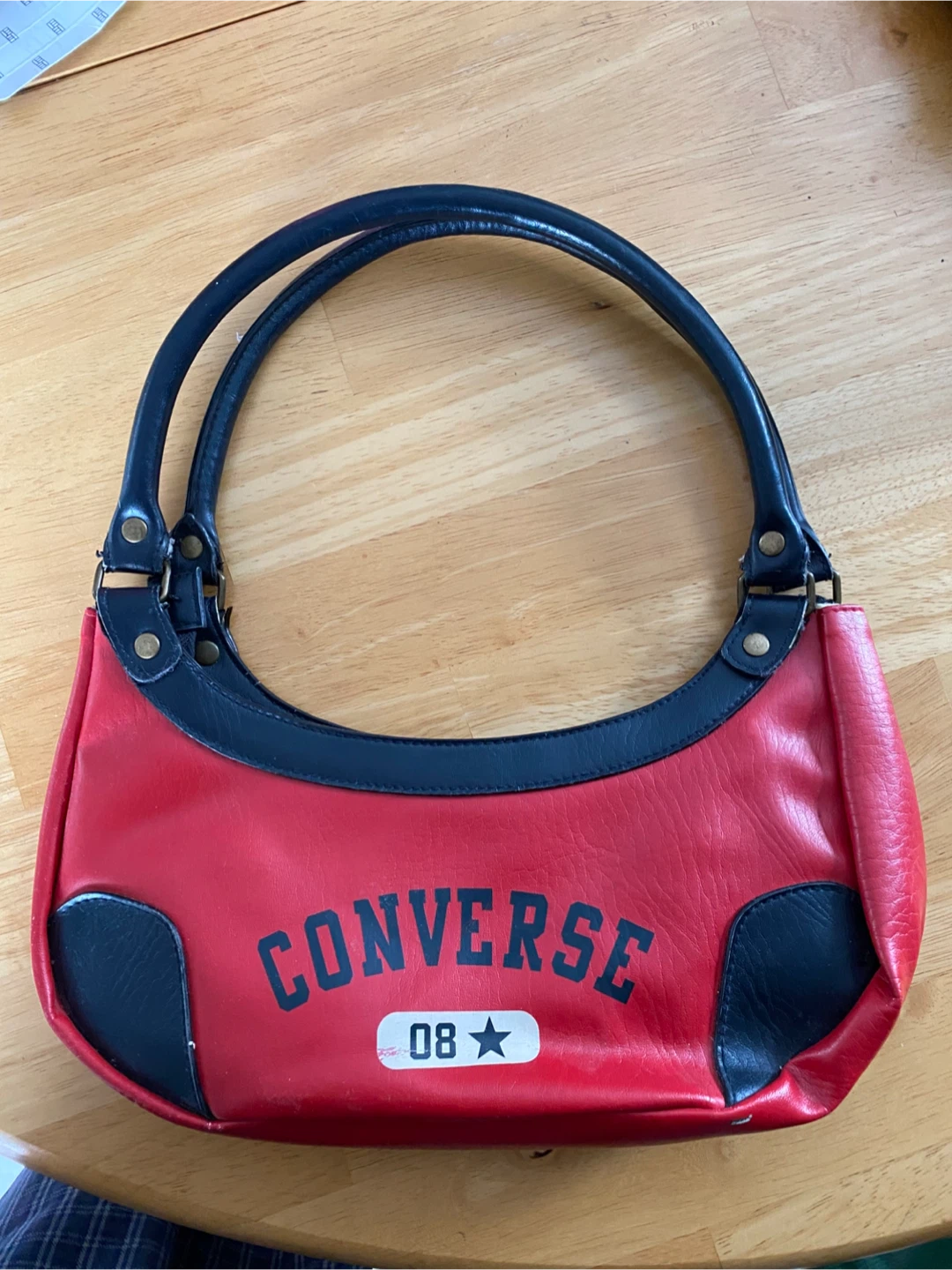 Converse Red & Black Handbag
