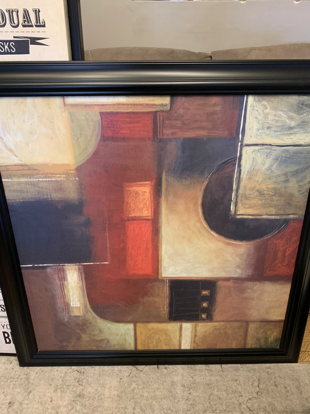 Framed Abstract Art - photo 2