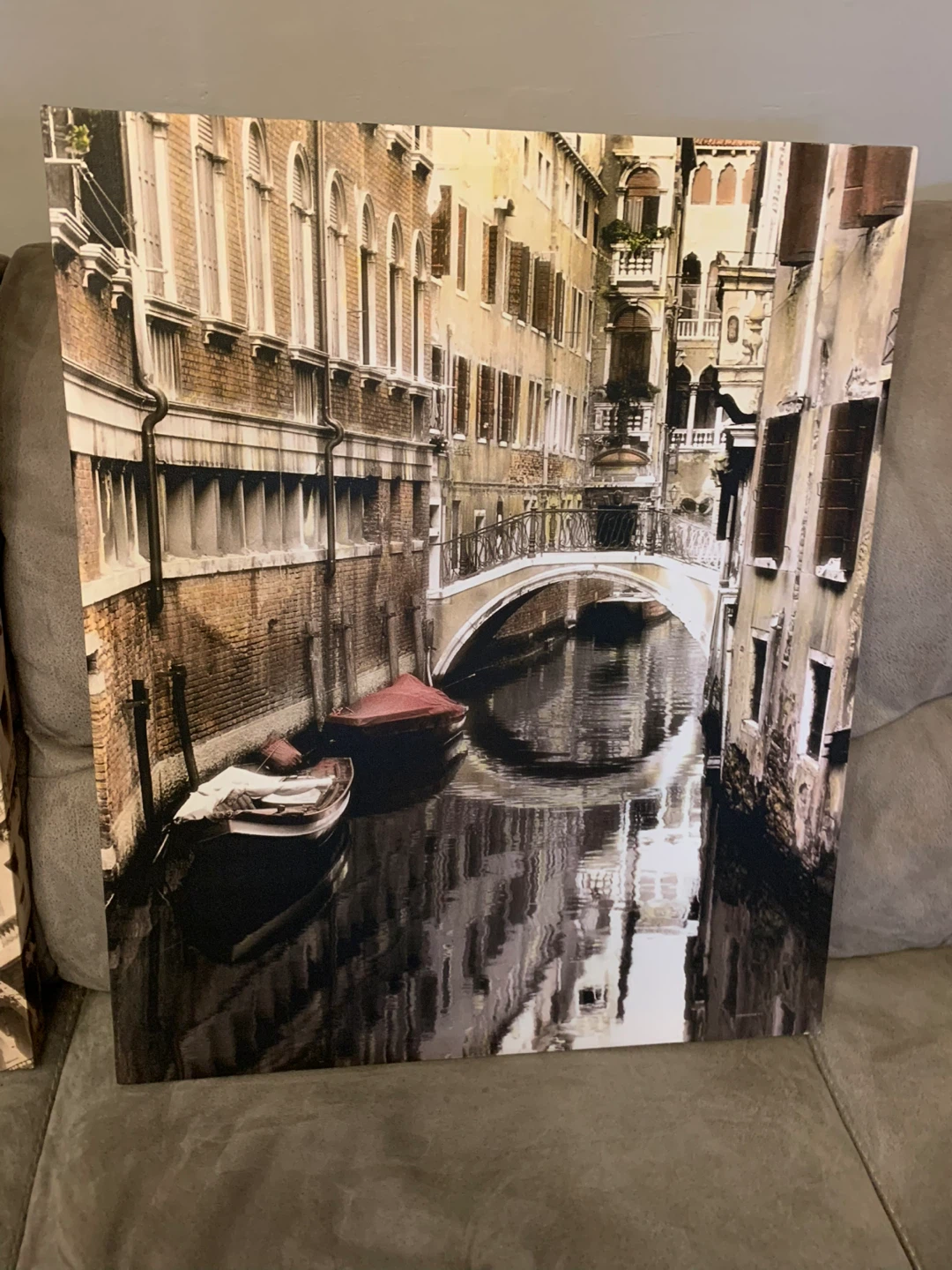 Eiffel Tower & Venice Canvas Prints - Set of 2