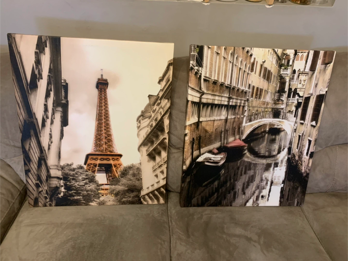 Eiffel Tower & Venice Canvas Prints - Set of 2 - photo 4