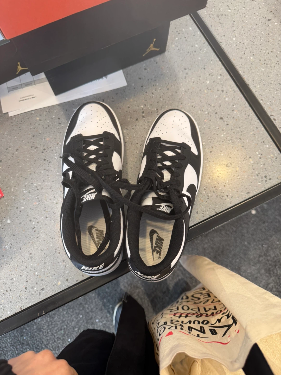 Nike Dunk Low Panda Shoes - photo 4