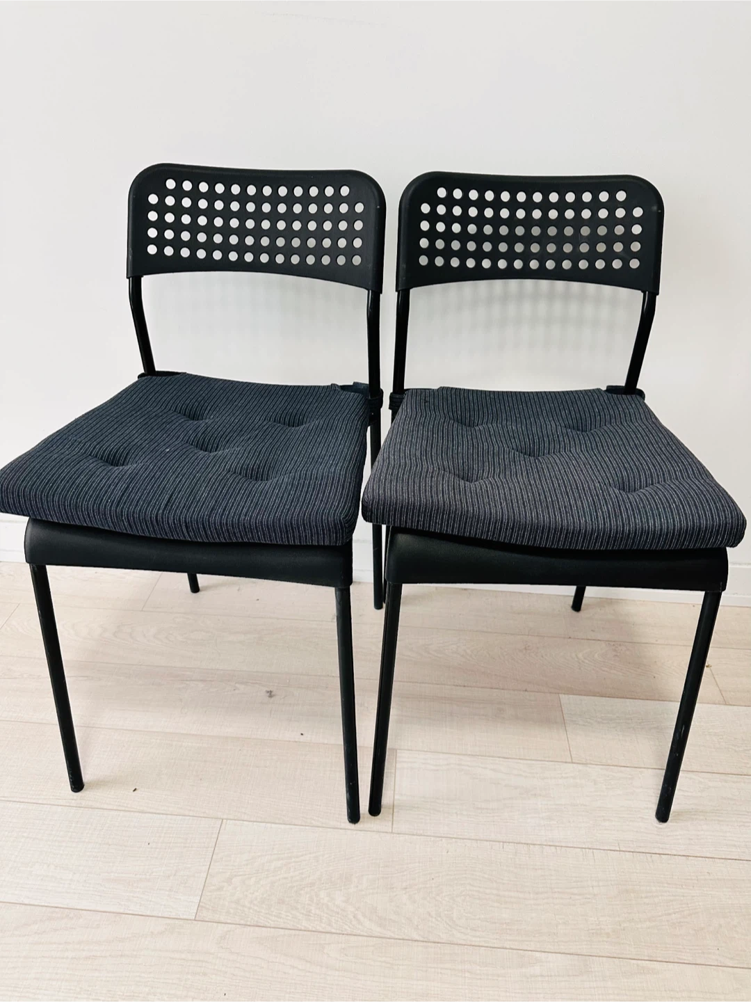 IKEA Black Chairs - Set of 2