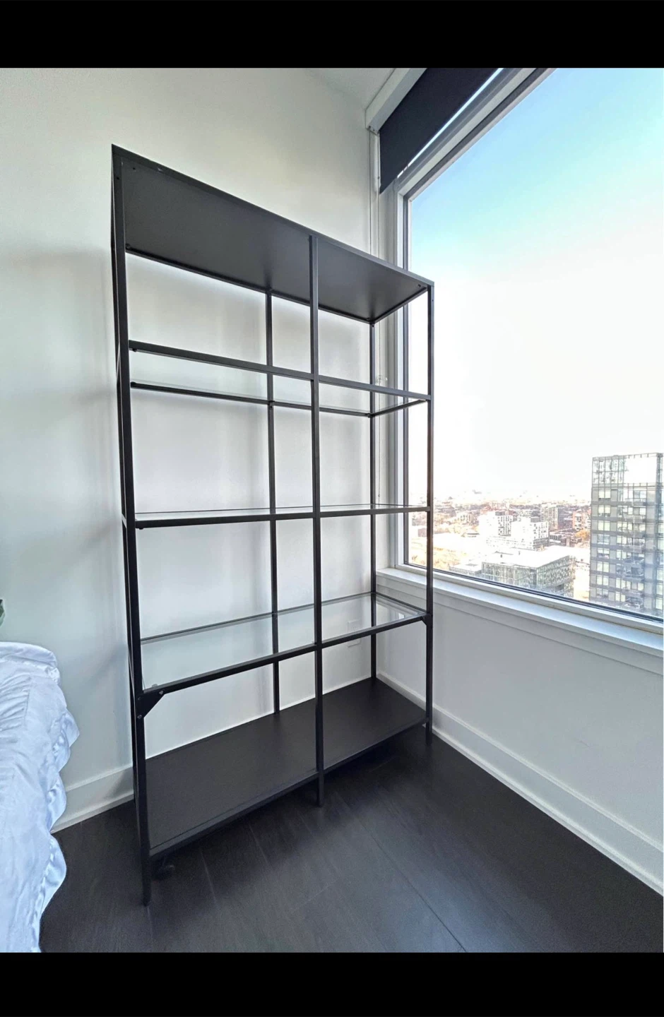 IKEA Shelf Unit - Dark Brown/Glass - photo 3