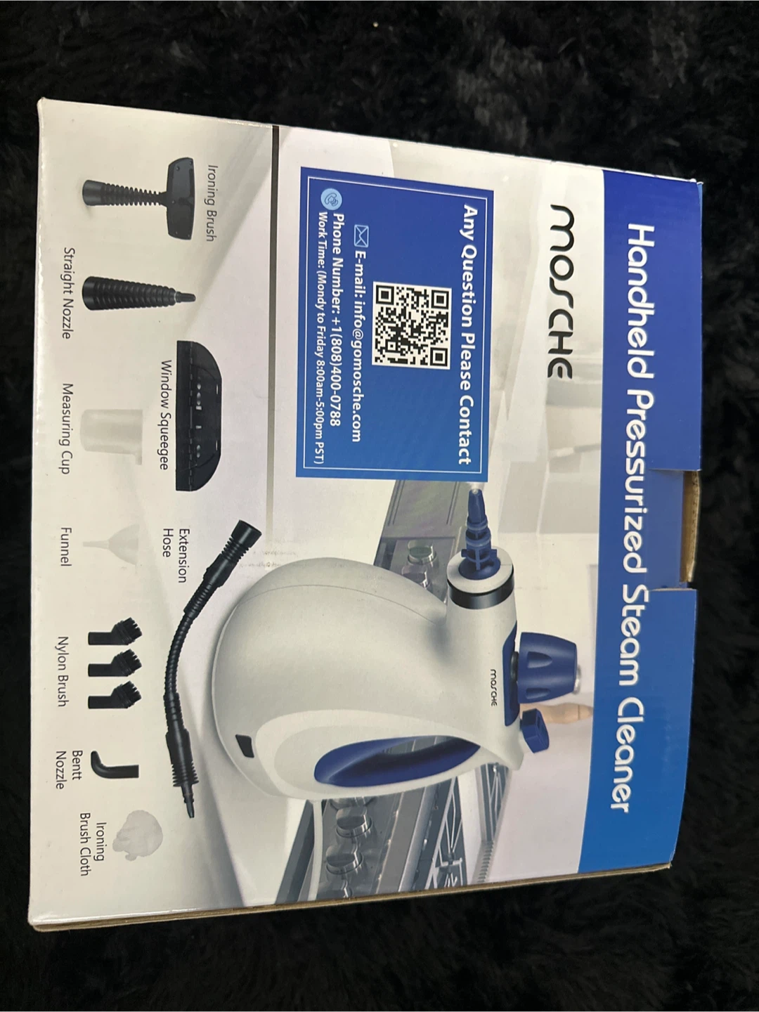 mosche Handheld Pressurized Steam Cleaner