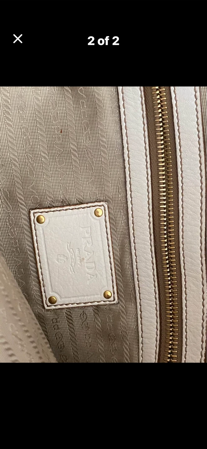 🤍Prada Cream Leather Handbag - photo 2
