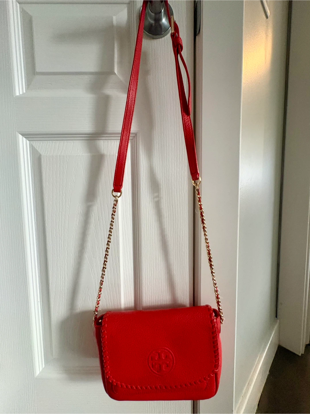 Tory Burch Red Leather Crossbody Bag - photo 2