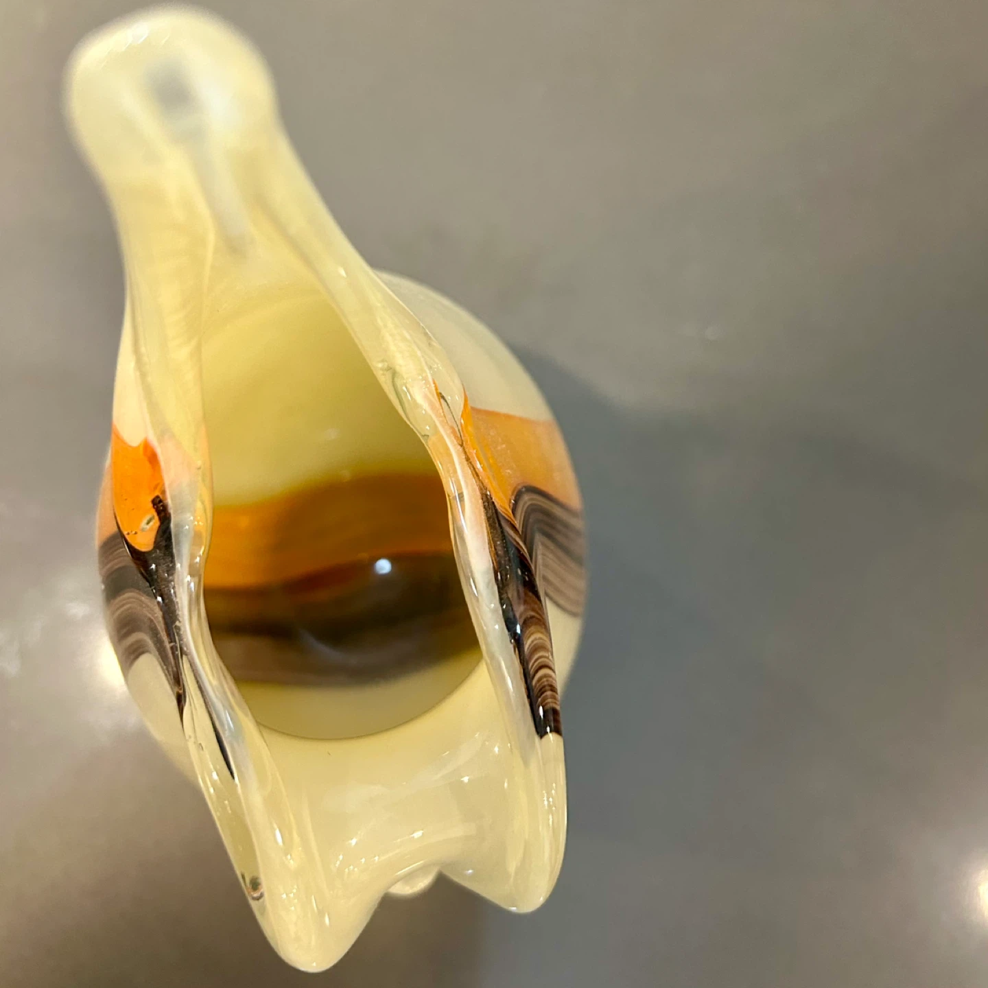 Murano Glass Pitcher Vase Hand-Blown Venetian Glass 1950s–60s - photo 5