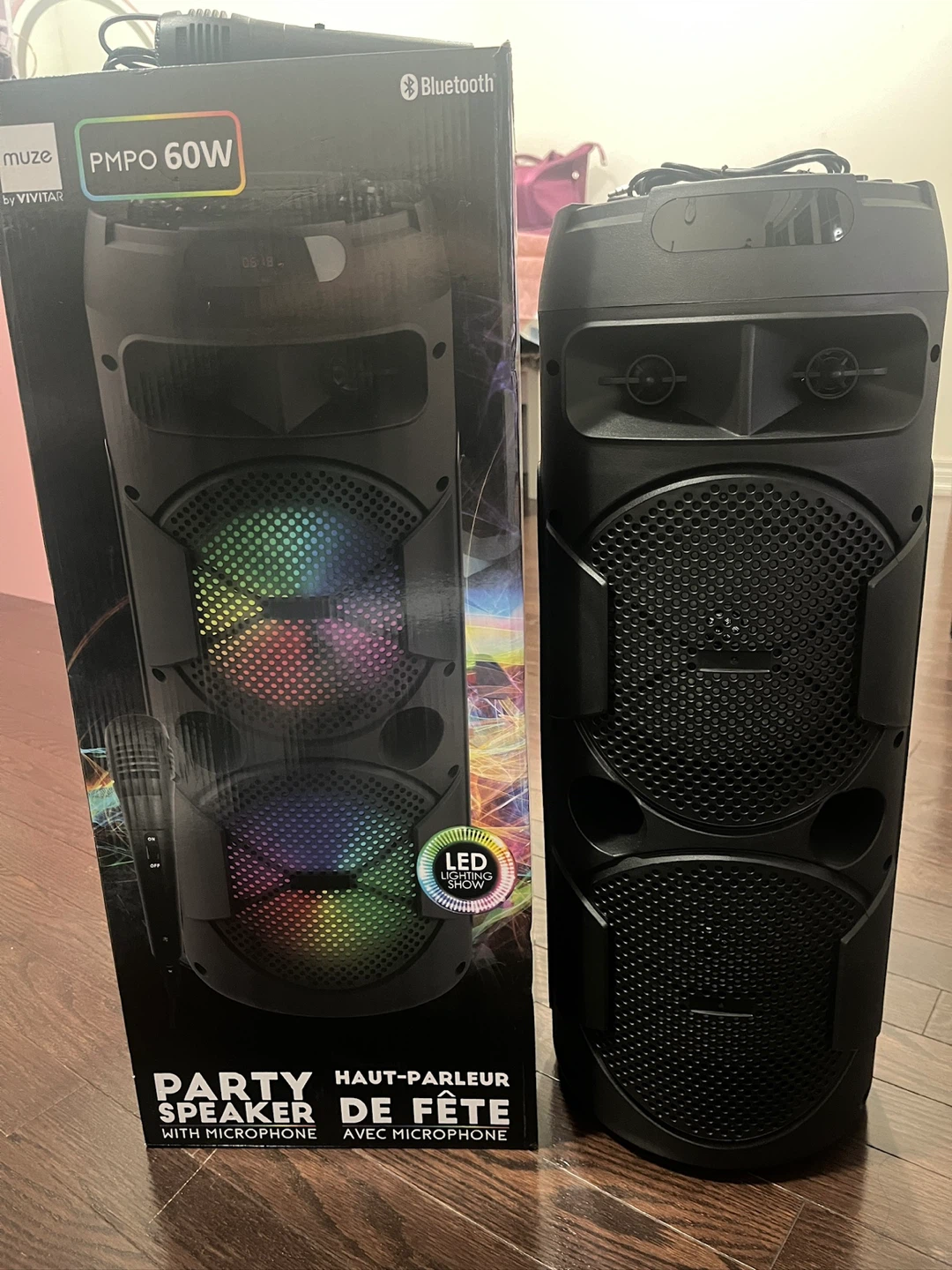 Muze 60W Party Speaker with Microphone - photo 3