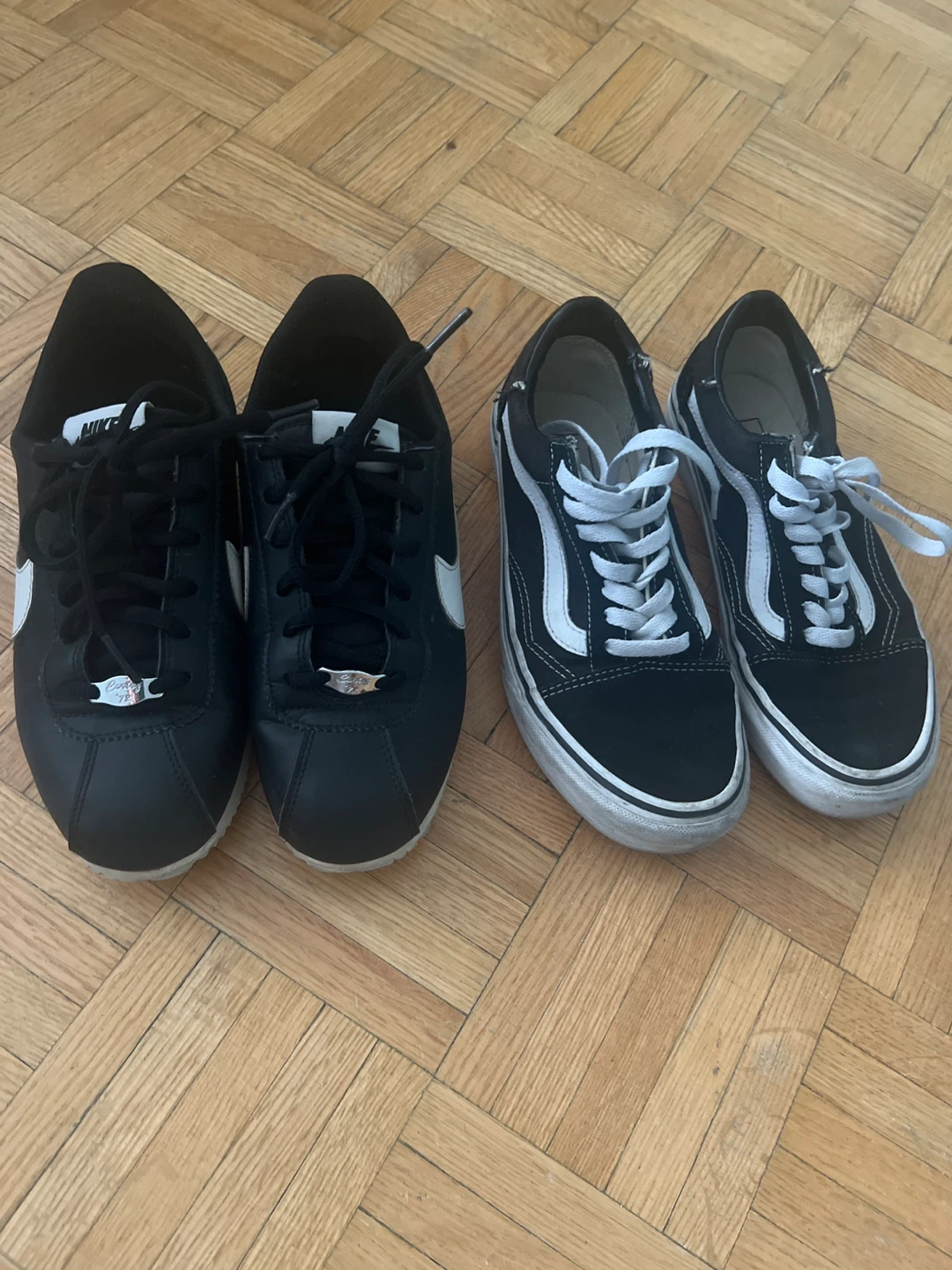Nike Cortez & Vans Old Skool - Size Unknown