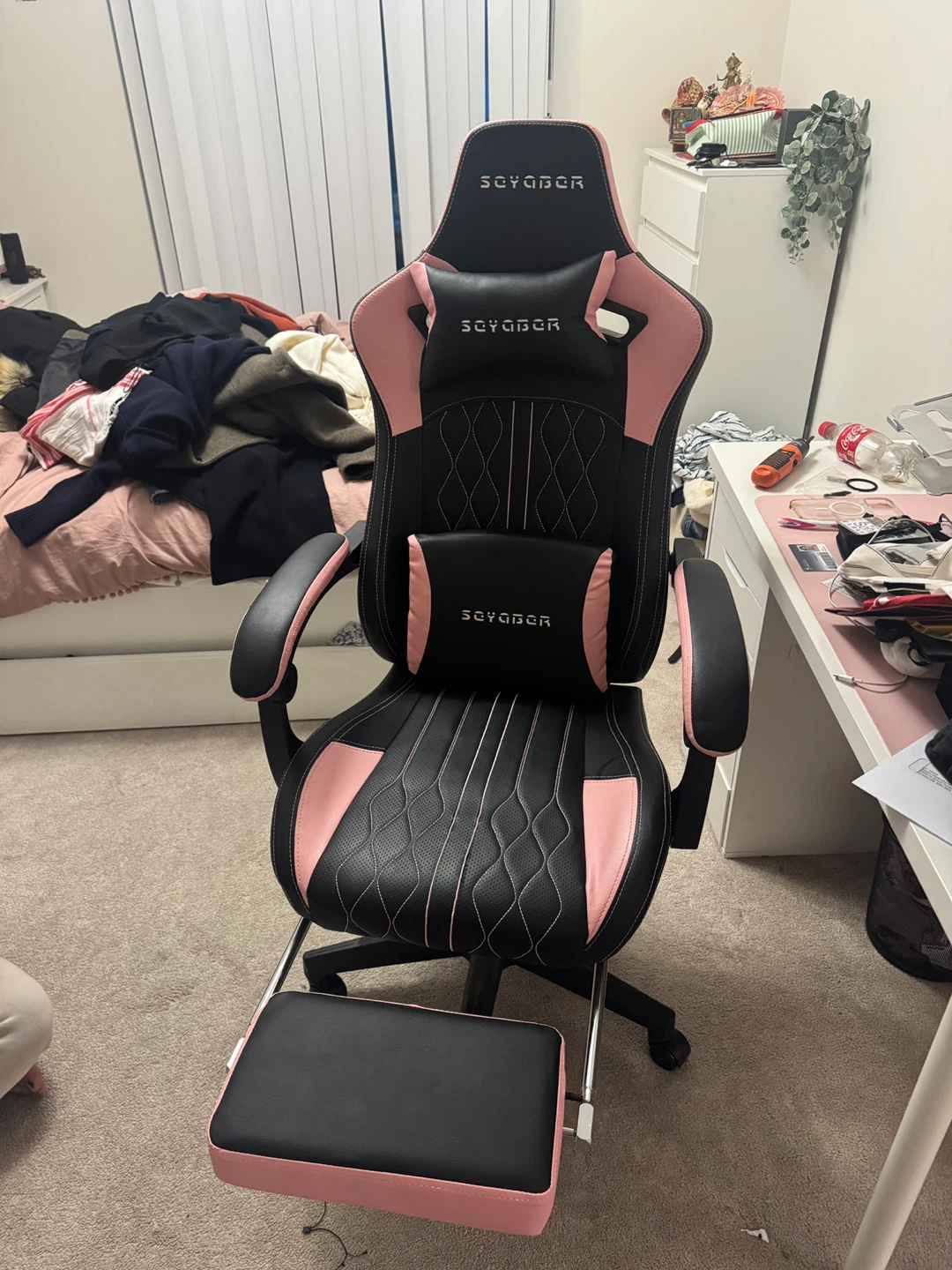 Soyabor Gaming Chair - Black & Pink - photo 3