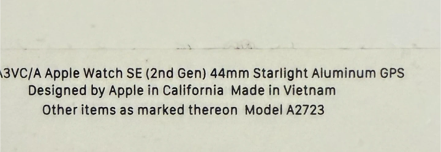 Apple Watch SE (2nd Gen) 44mm Starlight Aluminum GPS - photo 3