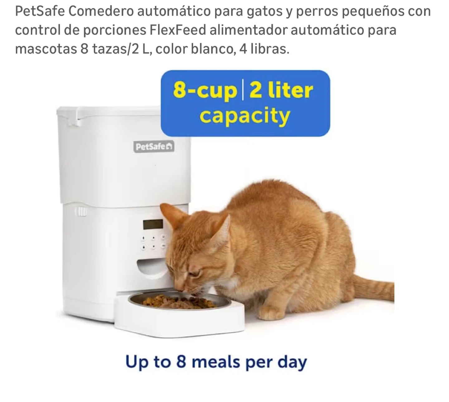PetSafe FlexFeed Automatic Pet Feeder - 8-cup Capacity - photo 2