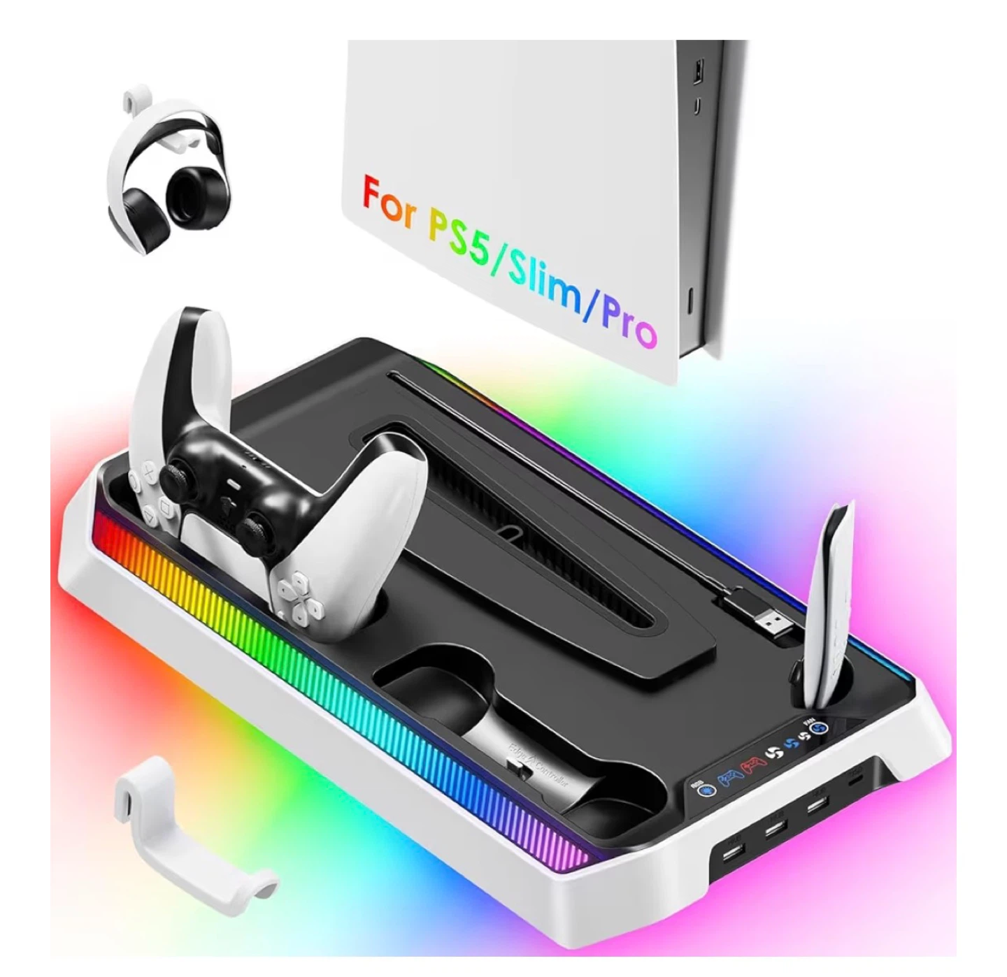 PS5 Slim/Pro Multifunctional Cooling Stand - photo 4